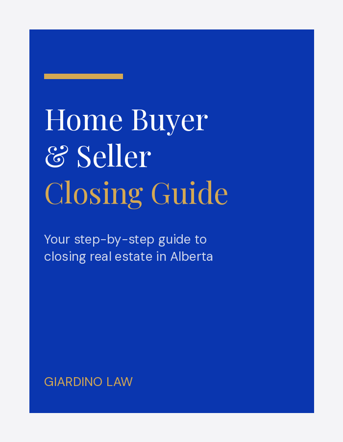 Giardino Law Home Buyer and Seller Closing Guide